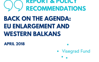 REPORT AVAILABLE: Back on the Agenda: EU Enlargement – Policy Recommendation