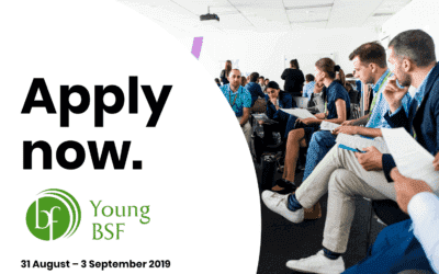 YOUNG BSF 2019: APPLICATIONS ARE OPEN
