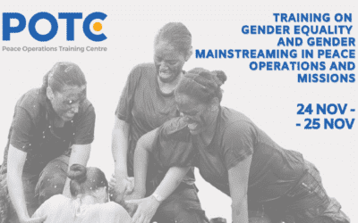 Join us for the first training of Peace Operations Training Centre (POTC)