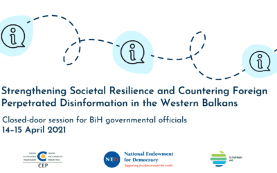 First online closed-door session for BiH governmental officials held on April 14