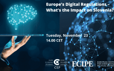 [Invitation] November 23 – Europe’s Digital Regulations – What’s The Impact On Slovenia?
