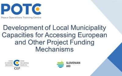 Implementation of the first set of workshops to help BiH local municipalities in Accessing European and Other Project Funding Mechanisms