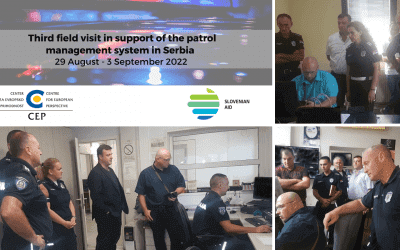 Another field visit in support of the patrol management system in Serbia has been successfully completed