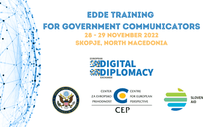 European Digital Diplomacy Exchange training for government communicators in North Macedonia