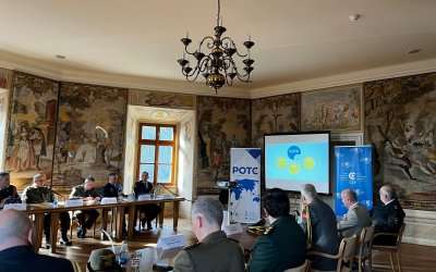 Military attachés visit Jable Castle: »POTC is linking us together for future activities«