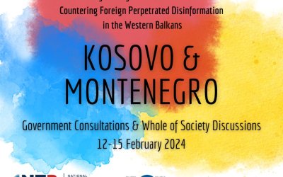 Strengthening Societal Resilience and Countering Foreign Perpetrated Disinformation in the Western Balkans project concluding tour of the region