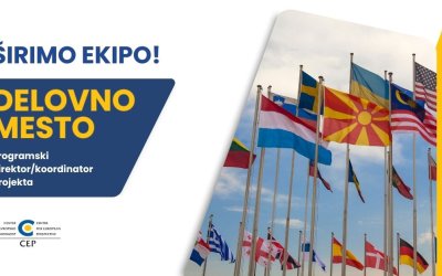 Razpis za delovno mesto – programski direktor/koordinator projekta