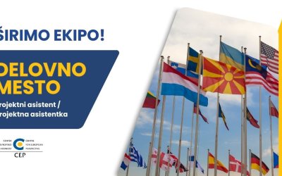 Razpis za delovno mesto Projektni asistent