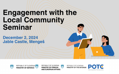 Seminar o sodelovanju z lokalnimi skupnostmi: Ključ do uspešnega ohranjanja miru