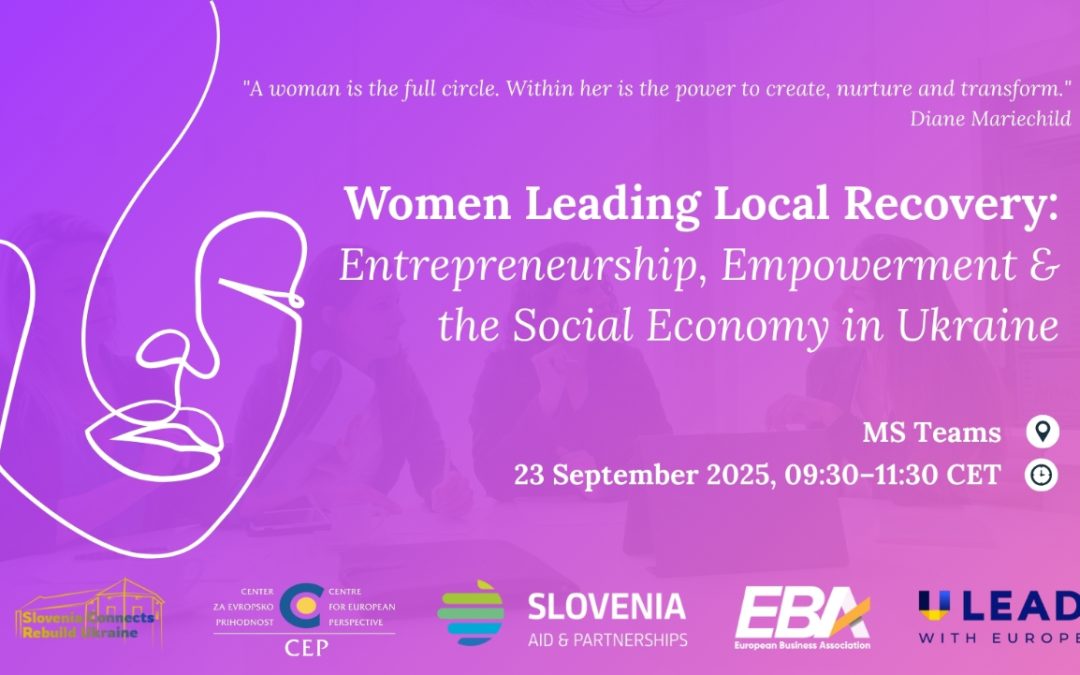 Women Entrepreneurs at the Frontlines of Ukraine’s Recovery
