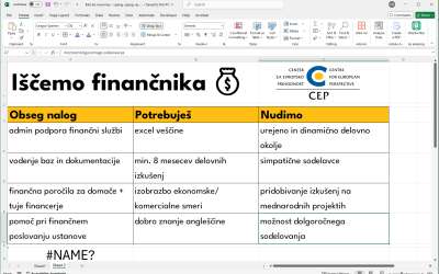Pridruži se ekipi CEP