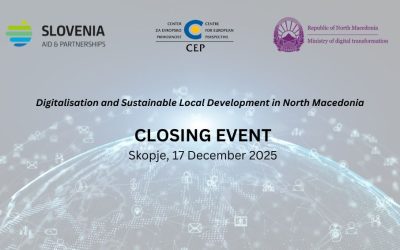 Upcoming closing event of the project Digitalisation and Sustainable Local Development in North Macedonia