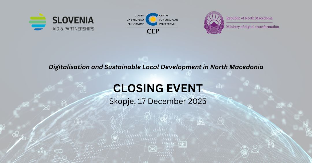 Upcoming closing event of the project Digitalisation and Sustainable Local Development in North Macedonia