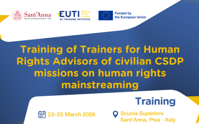 EUTI Training – Call for Applications: ToT for Human Rights Advisors