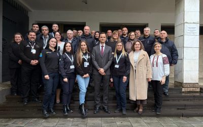 POTC po štirih letih sodelovanja z ukrajinskimi varnostnimi organi prvič na ukrajinskih tleh