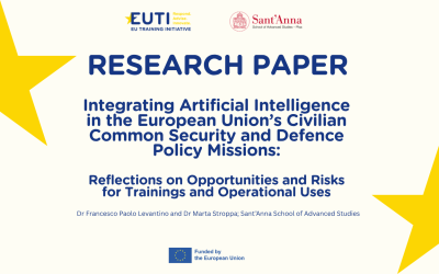 New Research Paper: Integrating Artificial Intelligence in EU Civilian CSDP Missions