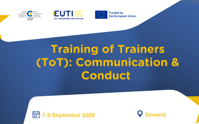 EUTI Training – Call for Applications: Training of Trainers (ToT): Communication & Conduct
