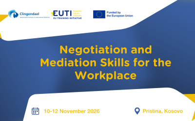 EUTI Training – Negotiation and Mediation Skills for the Workplace