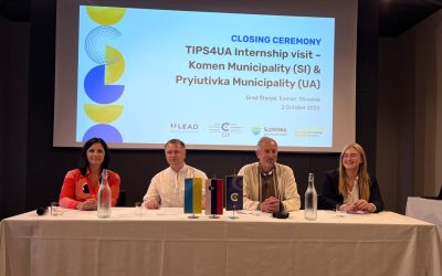 Conclusion of the TIPS4UA Internship Visit of Pryiutivka Municipality to the Komen Municipality